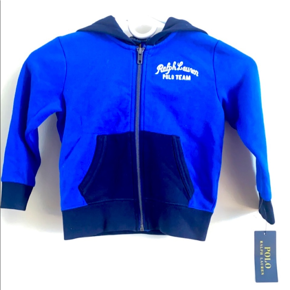 Royal Blue and Navy Hoodie